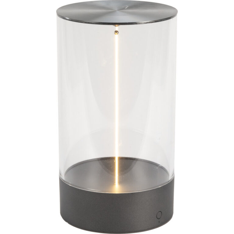 Konstsmide Edison udendørs genopladelig bordlampe, 23 cm
