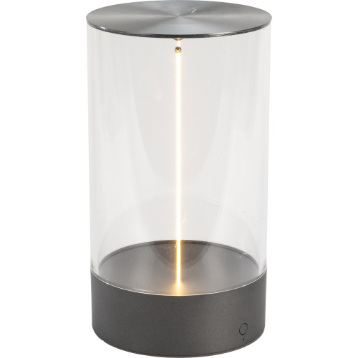 Konstsmide Edison udendørs genopladelig bordlampe, 23 cm