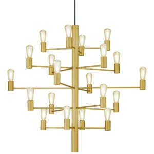 Krona Manola 20 Pendel Satin Messing - Herstal