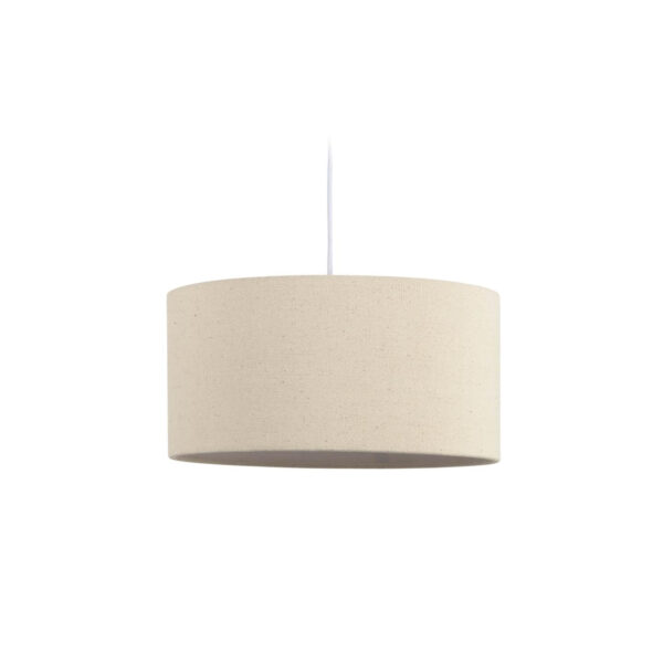 LAFORMA Nazli loftlampe - beige hør og metal (Ø40)