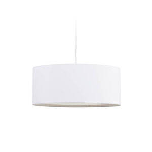 LAFORMA Santana loftlampe - hvid stof med hvid diffuser (Ø50)