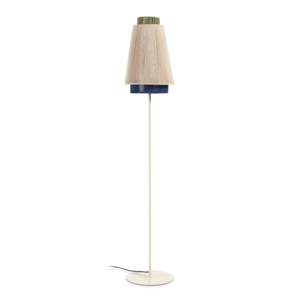 LAFORMA Yuvia gulvlampe - multifarvet jute