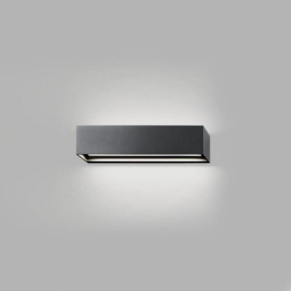 LINEA W2 300 væglampe - Sort - LIGHT-POINT