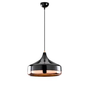 LUMI Auranix loftlampe - kobber og sort metal
