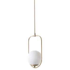 LUMI Auranthia loftlampe - hvid og kobber metal