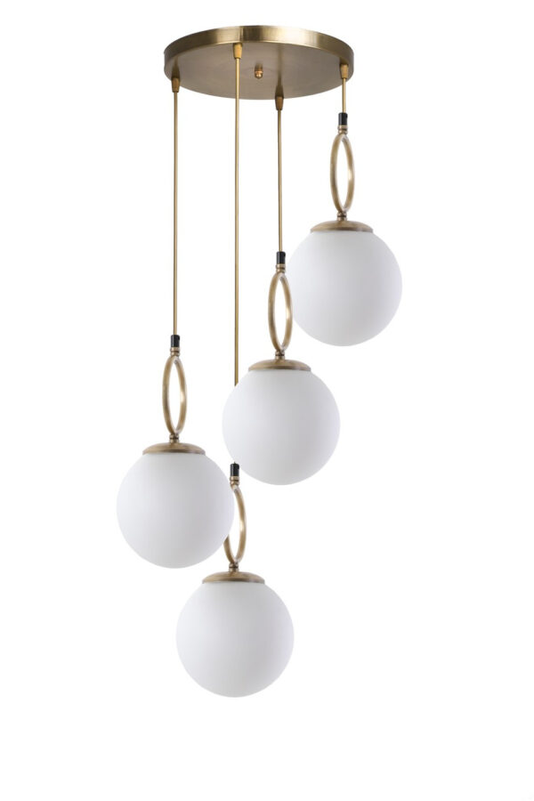 LUMI Avellino loftlampe - hvid og metal