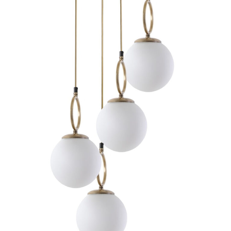 LUMI Avellino loftlampe - hvid og metal