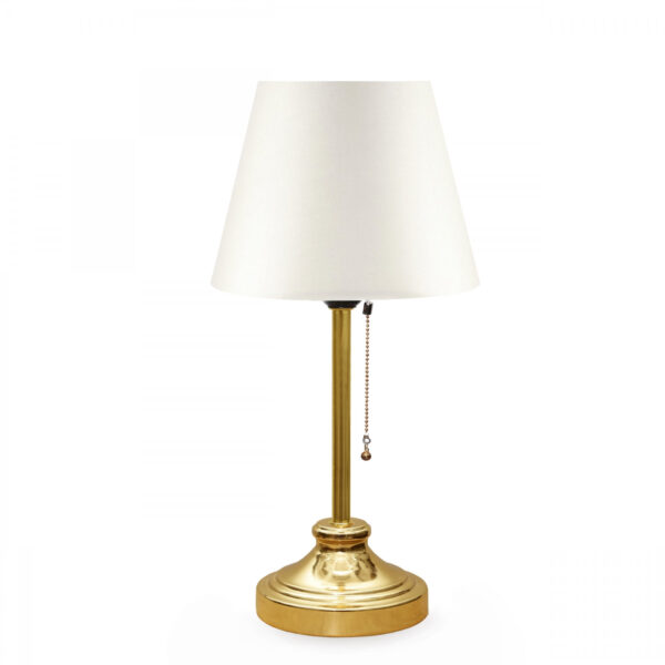 LUMI Blois bordlampe - creme stof og metal