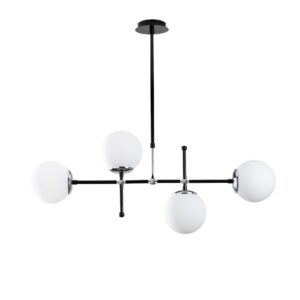 LUMI Caltanissetta loftlampe - hvid og sort metal
