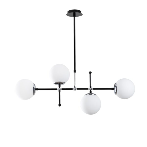 LUMI Caltanissetta loftlampe - hvid og sort metal