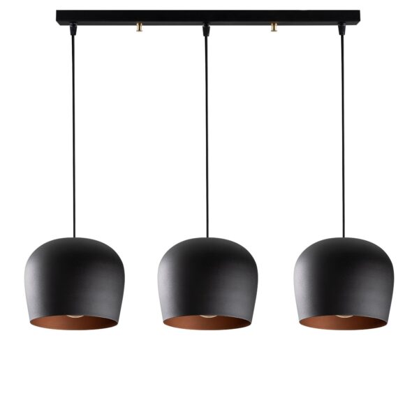 LUMI Chambéry loftlampe - sort jern