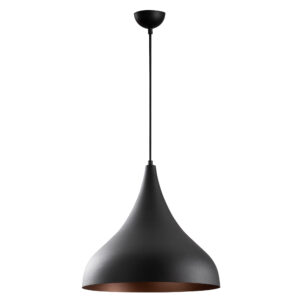 LUMI Cornellà de Llobregat loftlampe - sort metal