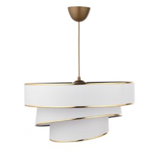 LUMI Couper loftlampe - bomuld og guld