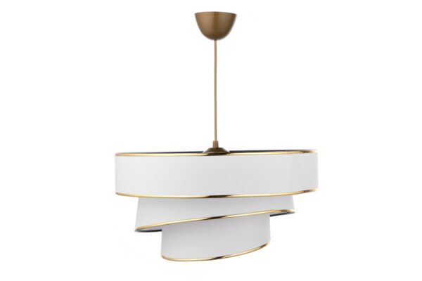 LUMI Couper loftlampe - bomuld og guld
