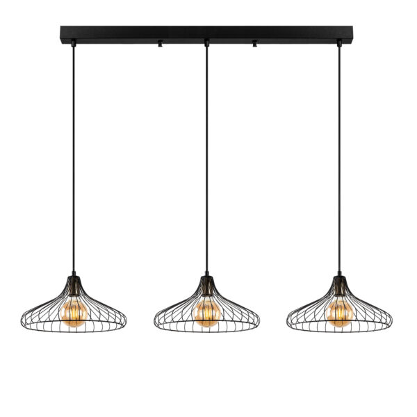 LUMI Fafe loftlampe - sort metal