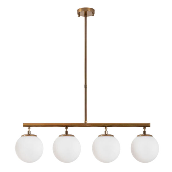LUMI FundÃ£o loftlampe - glas og guld metal