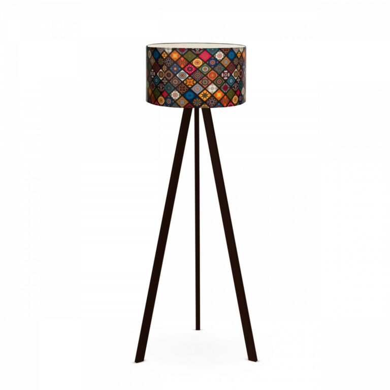 LUMI Lodi gulvlampe - multifarvet PVC og MDF