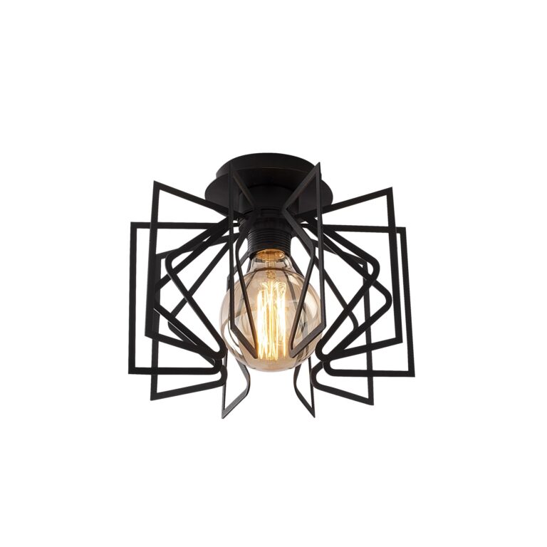 LUMI Lugo loftlampe - sort metal
