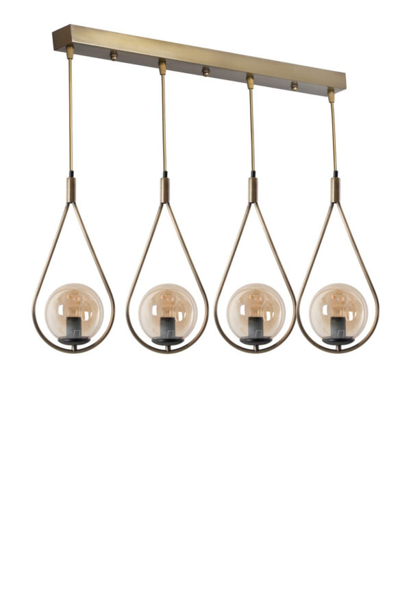LUMI Mérida loftlampe - kobberfarvet metal