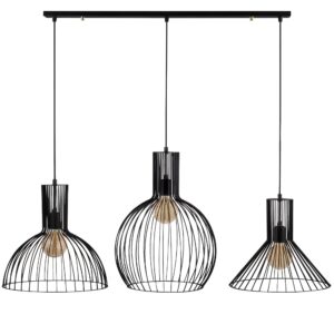 LUMI Selenea loftlampe - sort jern