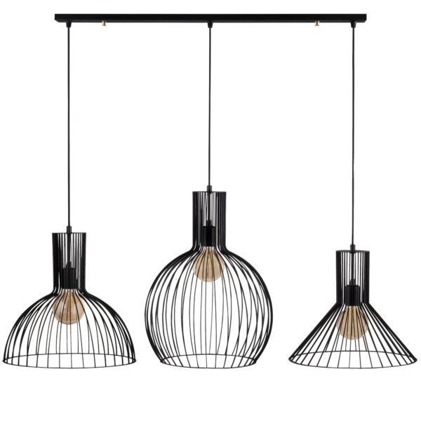 LUMI Selenea loftlampe - sort jern