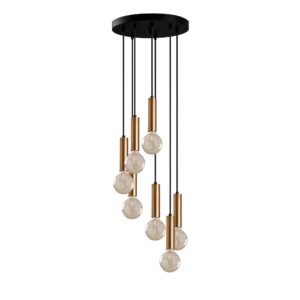 LUMI Terni loftlampe - guld metal