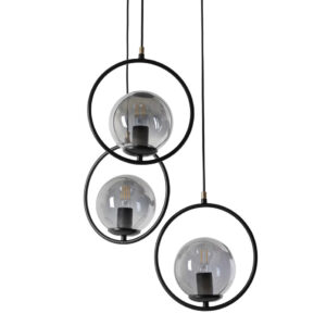 LUMI Valence loftlampe - sort metal