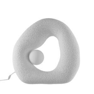 LUMI Wabi Sabi Pond bordlampe - hvid polymerkomposit