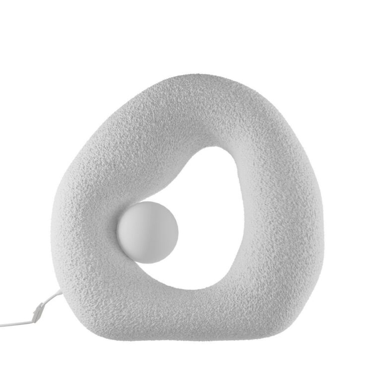 LUMI Wabi Sabi Pond bordlampe - hvid polymerkomposit