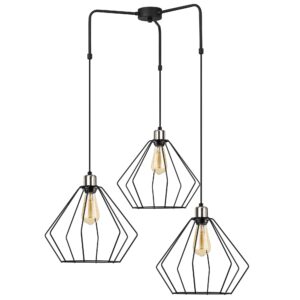 LUMI Zaragoza loftlampe - sort metal