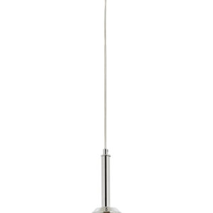 LUMI loftlampe - glas og sølvfarvet metal