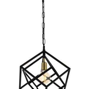 LUMI loftlampe - guld og sort metal