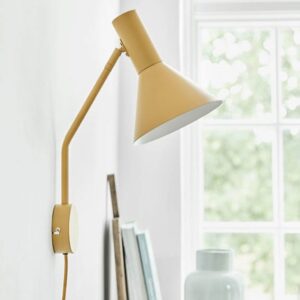 LYSS væglampe, mat mandelfarvet