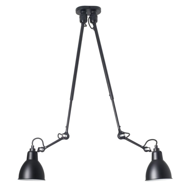 Lampe Gras 302 Double Loftlampe Sort