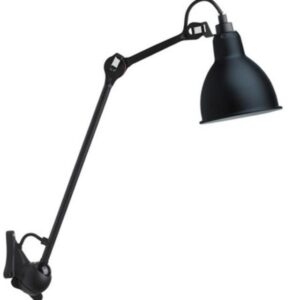 Lampe Gras No 222 væglampe, sort