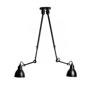 Lampe Gras No 302 Double loftlampe, sort