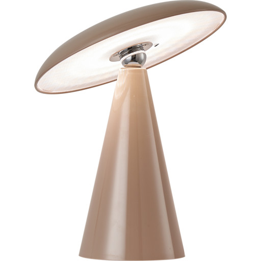 Leitmotiv Phoebe genopladelig bordlampe, brun