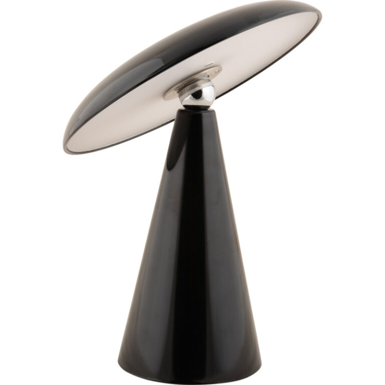 Leitmotiv Phoebe genopladelig bordlampe, sort