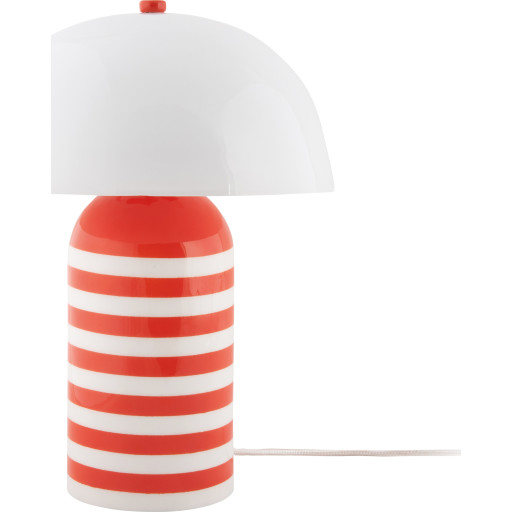 Leitmotiv Rayado Retro bordlampe, stribet orange
