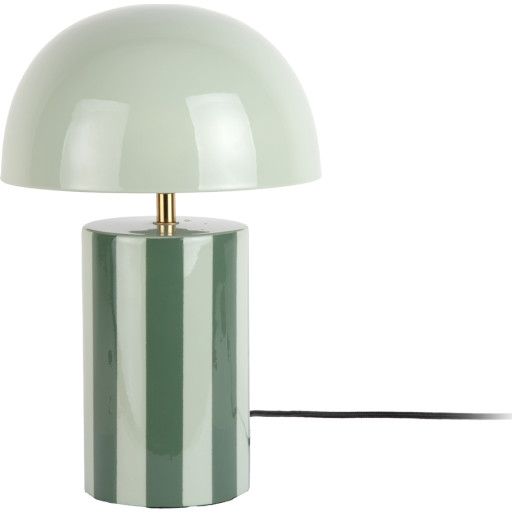 Leitmotiv Rayado bordlampe, stribet grøn