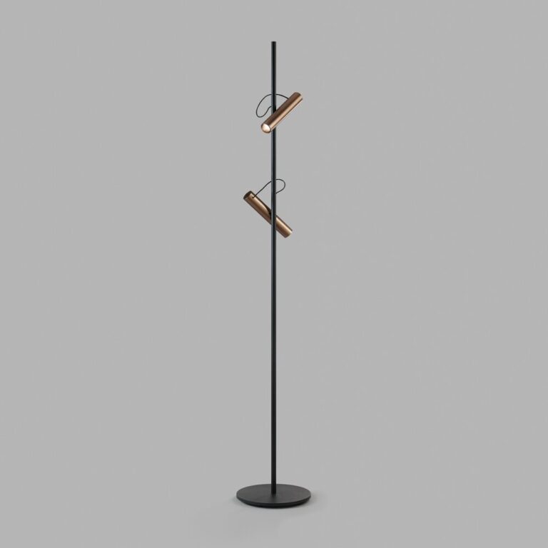 Light-Point Spirit F1 LED Gulvlampe Sort Rose Gold