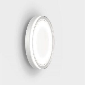 Lisc udendørs væglampe / loftlampe, pure white