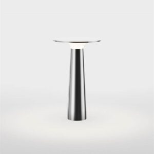 Lix batterilampe / bordlampe, krom