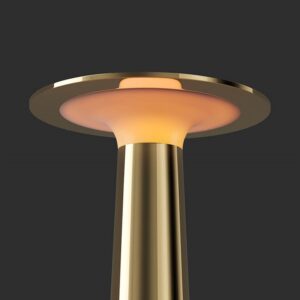 Lix batterilampe / bordlampe, messing