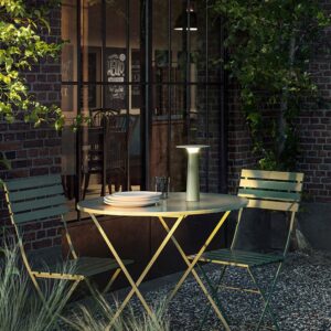 Lix batterilampe / bordlampe, sage