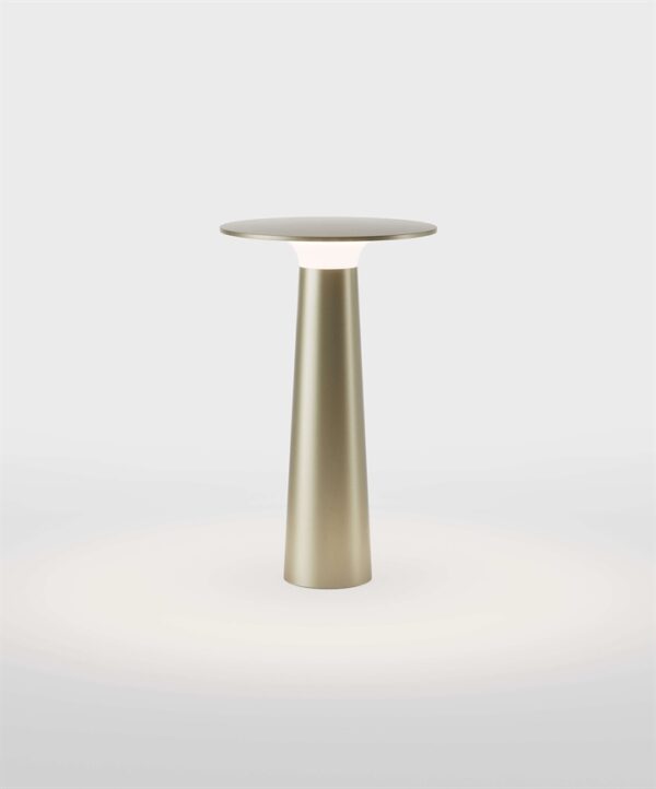 Lix batterilampe / bordlampe, true gold