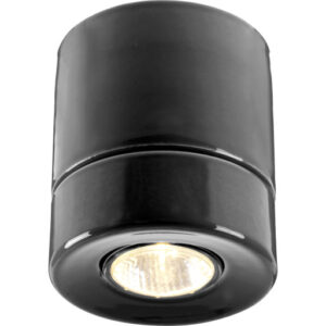 Loftlampe Light On, GU10, sort, IP23
