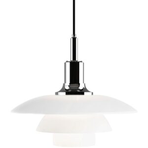 Louis Poulsen Ph 3½-3 Pendel - Pendler Opalglas Krom - 5741099278