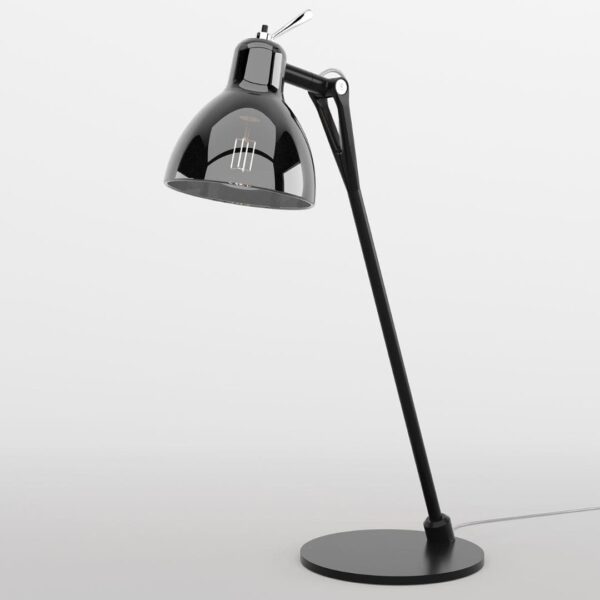 Luxy Glam T0 Bordlampe Smokey Sort - Rotaliana