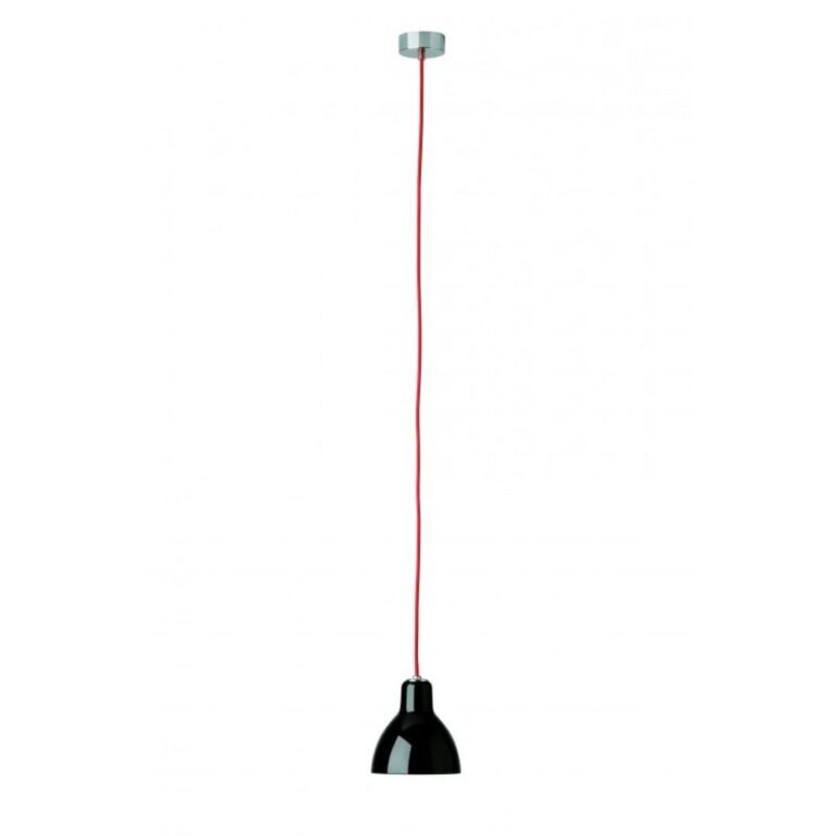 Luxy H5 Pendel Rød Ledning/Blank Rød Skærm med lille mærke af afskalning - Rotaliana - Udstillingsmodel
